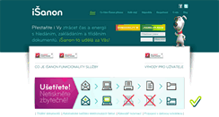 Desktop Screenshot of isanon.cz